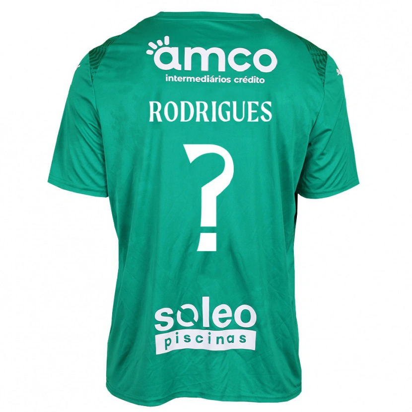 Danxen Kinderen David Rodrigues #0 Groen Wit Keepersshirt 2025/26 T-Shirt België