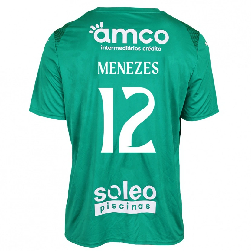 Danxen Kinderen Gabriel Menezes #12 Groen Wit Keepersshirt 2025/26 T-Shirt België