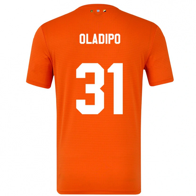 Danxen Kinderen Laolu Oladipo #31 Oranje Zwart Keepersshirt 2025/26 T-Shirt België