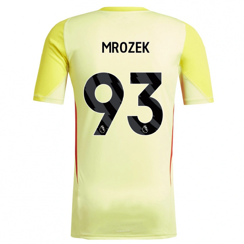 Danxen Kinderen Fabian Mrozek #93 Geel Rood Keepersshirt 2025/26 T-Shirt België