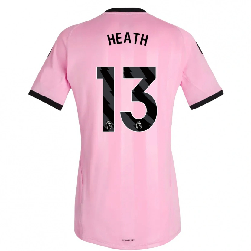 Danxen Kinderen Fred Heath #13 Roze Zwart Keepersshirt 2025/26 T-Shirt België