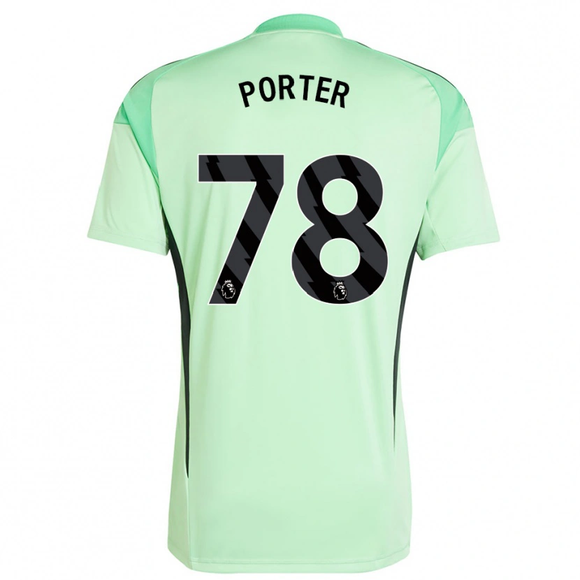 Danxen Kinderen Jack Porter #78 Lichtgroen Zwart Keepersshirt 2025/26 T-Shirt België