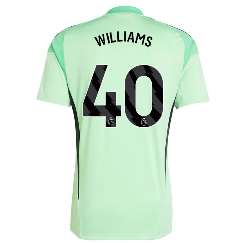 Danxen Kinderen Naomi Williams #40 Lichtgroen Zwart Keepersshirt 2025/26 T-Shirt België