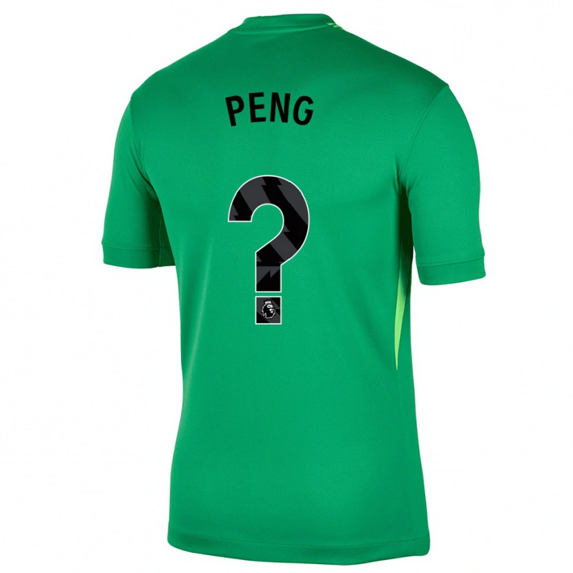 Danxen Kinderen Livia Peng #0 Groen Zwart Keepersshirt 2025/26 T-Shirt België