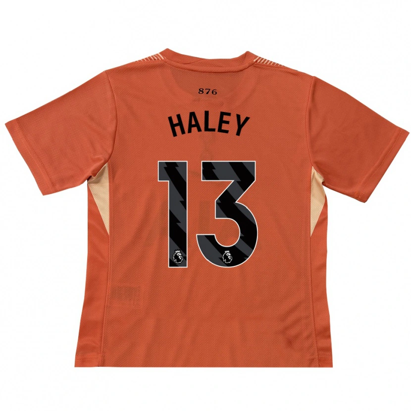 Danxen Kinderen Micah Haley #13 Oranje Zwart Keepersshirt 2025/26 T-Shirt België