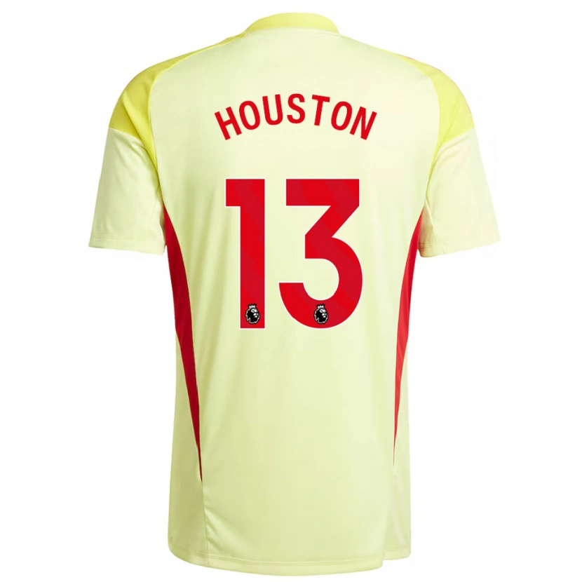 Danxen Kinderen Theo Houston #13 Lichtgeel Keepersshirt 2025/26 T-Shirt België
