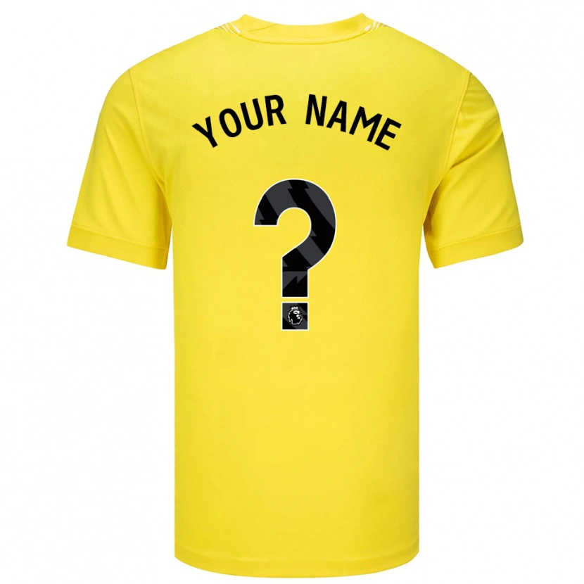Danxen Kinderen Brighton & Hove Albion FC Geel Zwart Keepersshirt 2025/26 T-Shirt België
