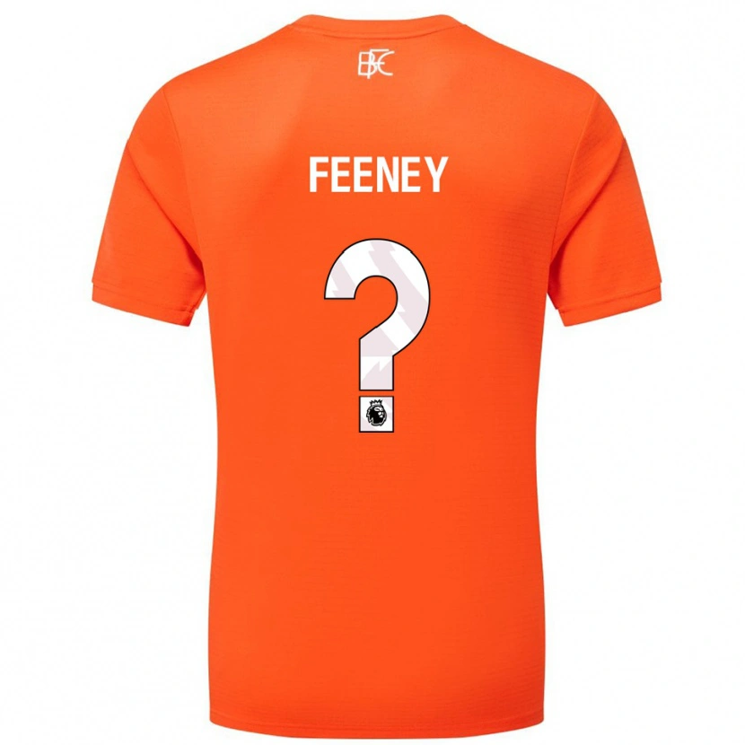 Danxen Kinderen Callum Feeney #0 Oranje Wit Keepersshirt 2025/26 T-Shirt België