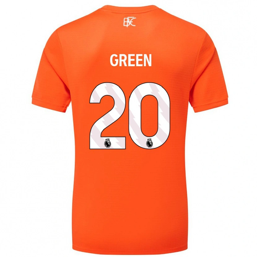 Danxen Kinderen Etienne Green #20 Oranje Wit Keepersshirt 2025/26 T-Shirt België