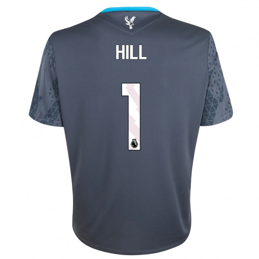 Danxen Kinderen Marcus Hill #1 Donkergrijs Wit Keepersshirt 2025/26 T-Shirt België