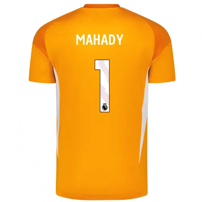 Danxen Kinderen Rory Mahady #1 Oranje Wit Keepersshirt 2025/26 T-Shirt België