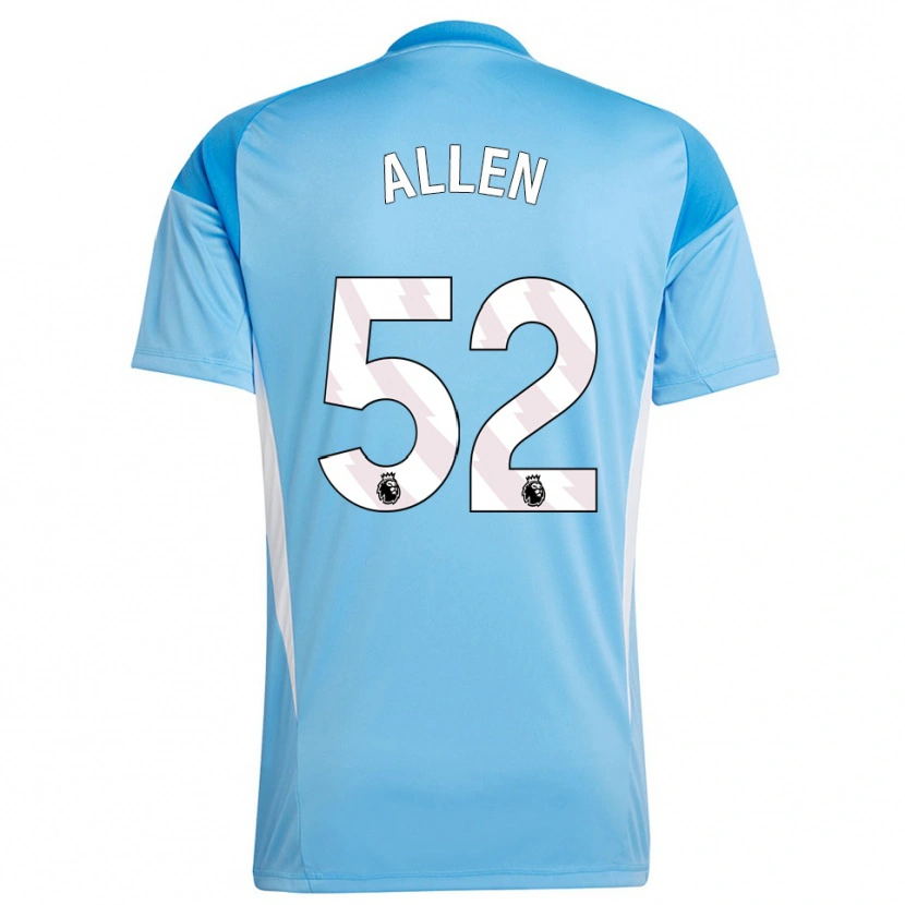 Danxen Kinderen Michael Allen #52 Blauw Wit Keepersshirt 2025/26 T-Shirt België