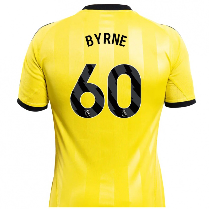 Danxen Kinderen Reece Byrne #60 Geel Zwart Keepersshirt 2025/26 T-Shirt België