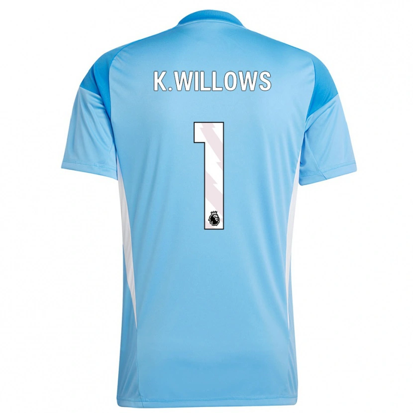 Danxen Kinderen Keehan Willows #1 Blauw Wit Keepersshirt 2025/26 T-Shirt België