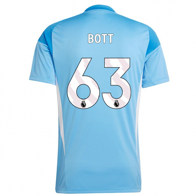 Danxen Kinderen Aaron Bott #63 Blauw Wit Keepersshirt 2025/26 T-Shirt België