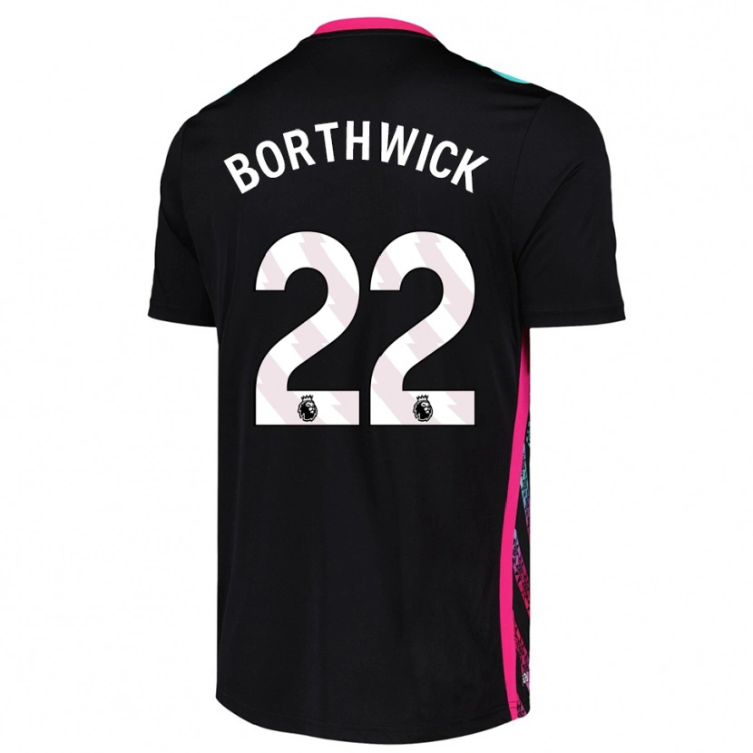 Danxen Kinderen Megan Borthwick #22 Zwart Wit Keepersshirt 2025/26 T-Shirt België