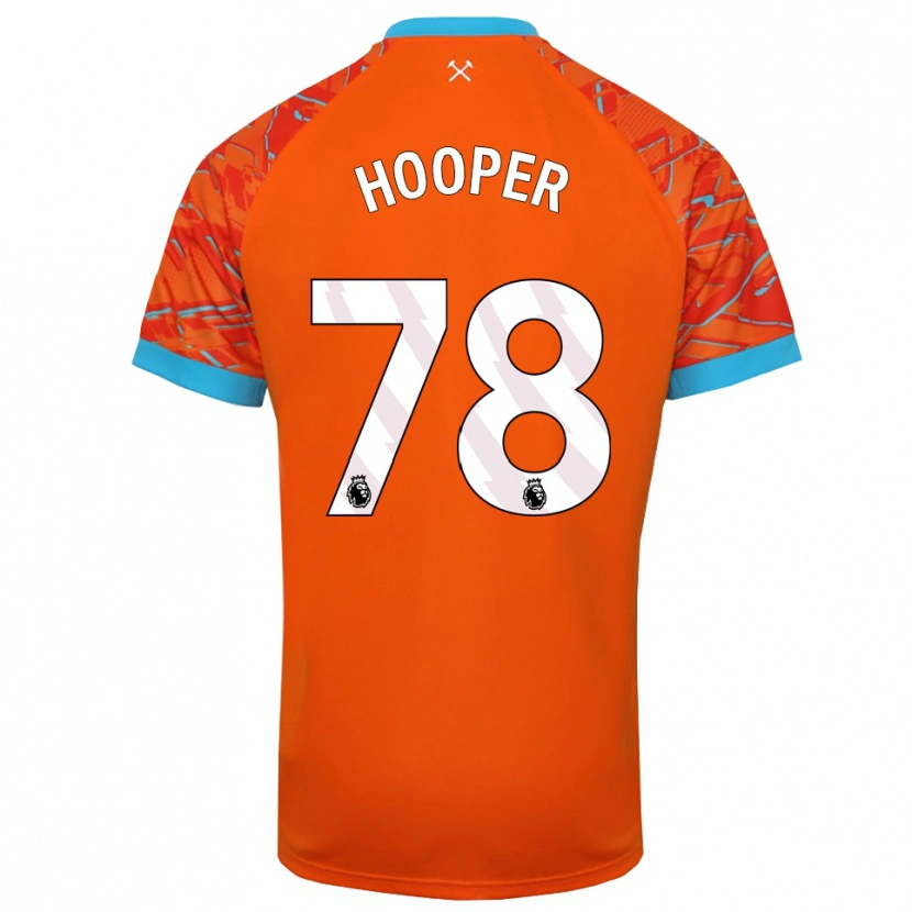 Danxen Kinderen Finley Hooper #78 Oranje Wit Keepersshirt 2025/26 T-Shirt België