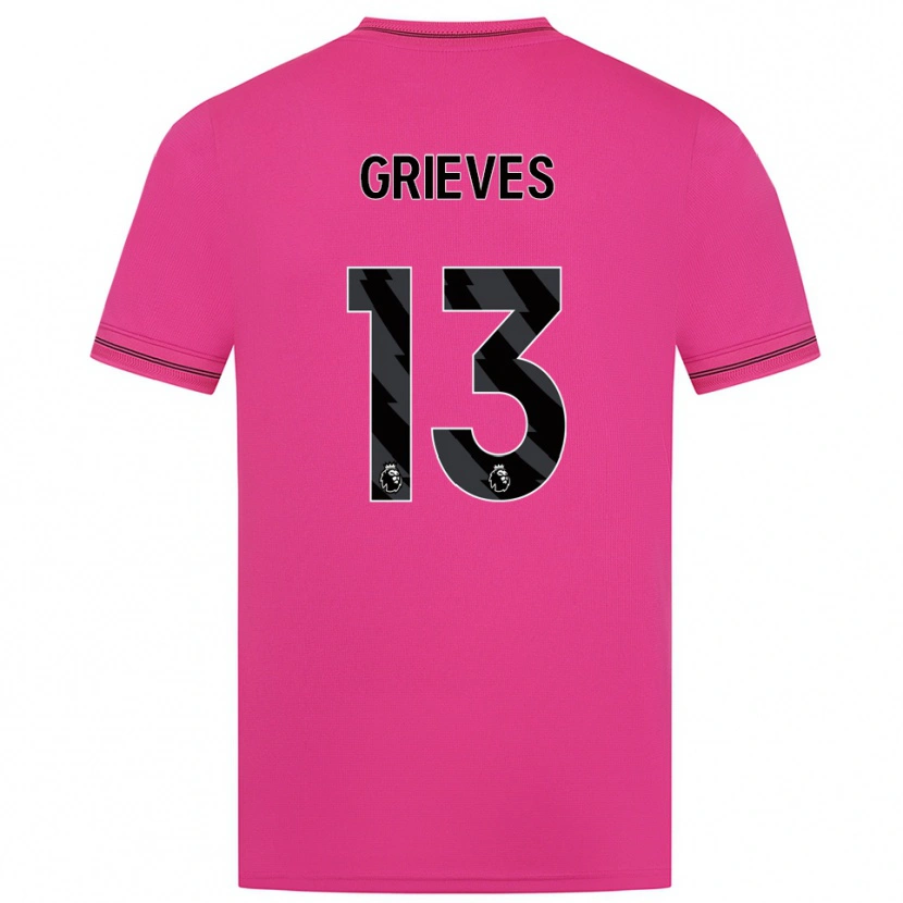 Danxen Kinderen Xander Grieves #13 Magenta Zwart Keepersshirt 2025/26 T-Shirt België