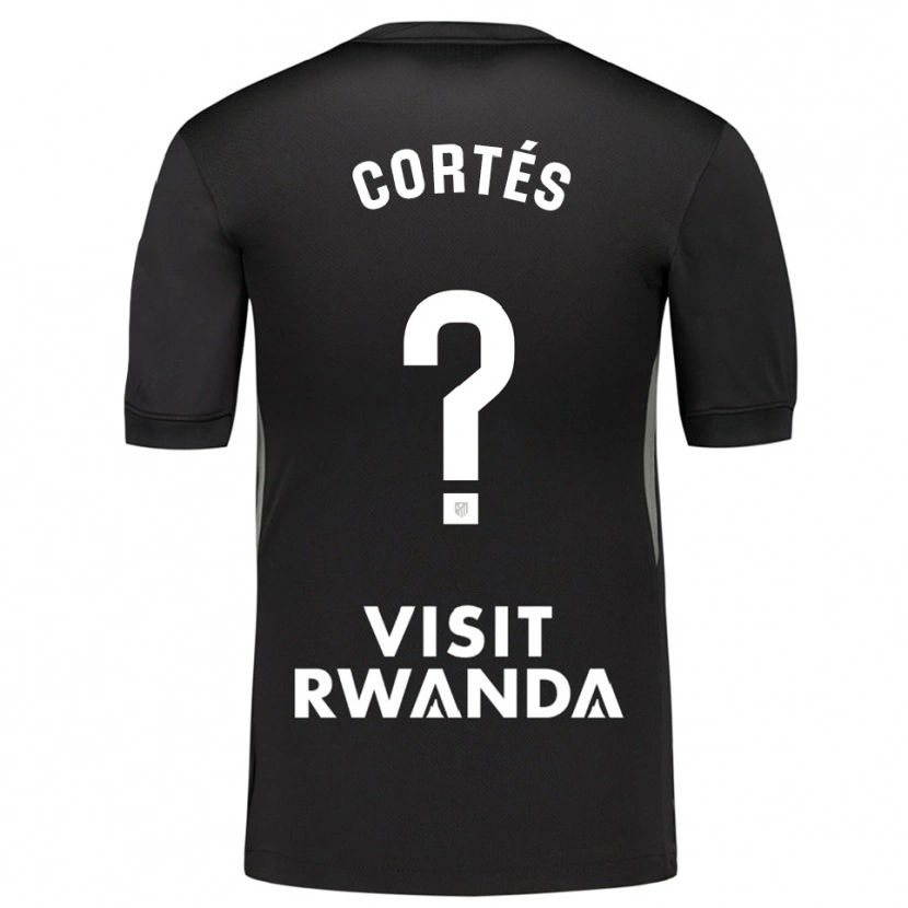 Danxen Kinderen Lucas Cortés #0 Zwart Wit Keepersshirt 2025/26 T-Shirt België