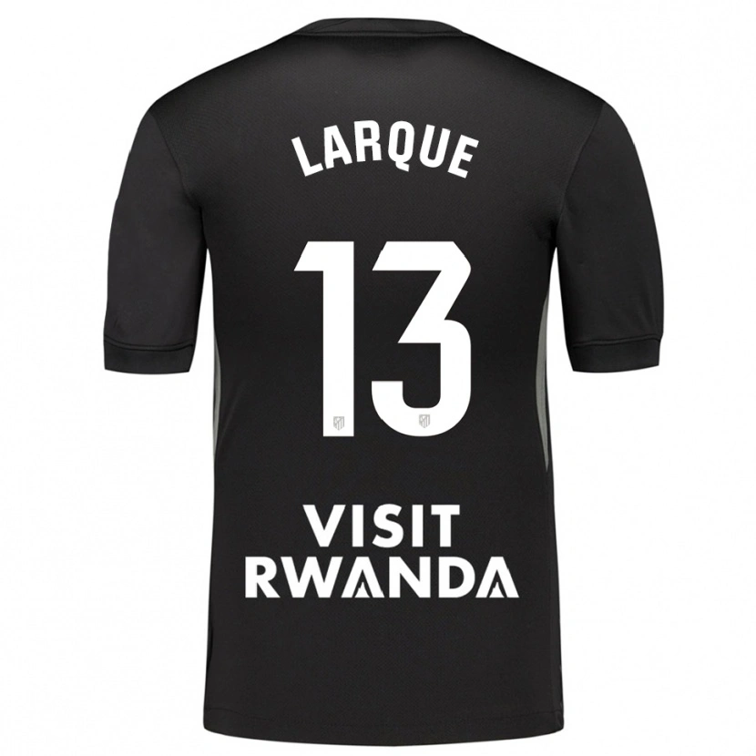 Danxen Kinderen Patricia Larqué #13 Zwart Wit Keepersshirt 2025/26 T-Shirt België