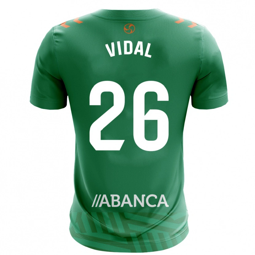 Danxen Kinderen Marc Vidal #26 Groen Wit Keepersshirt 2025/26 T-Shirt België