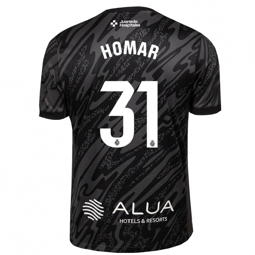 Danxen Kinderen Gaspar Homar #31 Donkergrijs Zwart Keepersshirt 2025/26 T-Shirt België