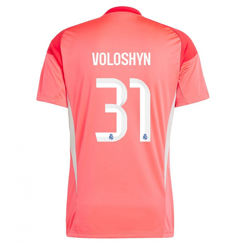 Danxen Kinderen Ilya Voloshyn #31 Oranjerood Wit Keepersshirt 2025/26 T-Shirt België