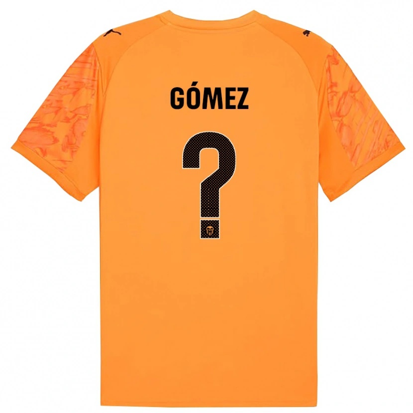 Danxen Kinderen Alain Gómez #0 Oranje Zwart Keepersshirt 2025/26 T-Shirt België