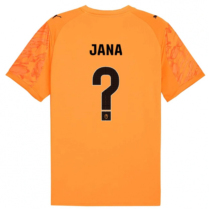 Danxen Kinderen Jana Xin Henseler Gallego #0 Oranje Zwart Keepersshirt 2025/26 T-Shirt België