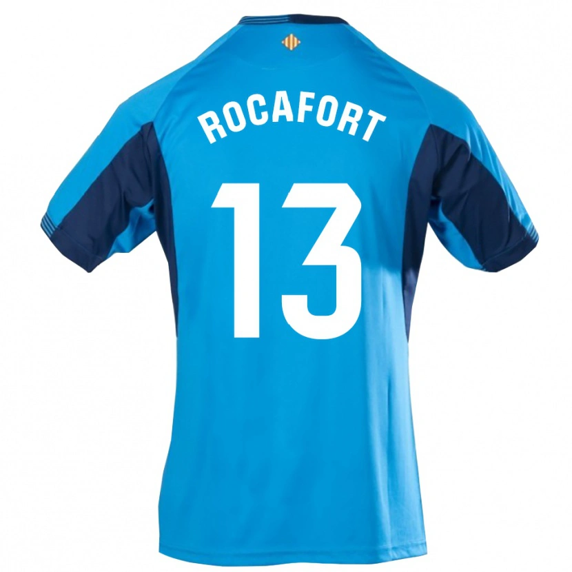 Danxen Kinderen Rodrigo Rocafort #13 Blauw Wit Keepersshirt 2025/26 T-Shirt België