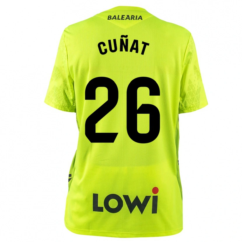 Danxen Kinderen Pablo Campos #26 Fluorescerend Groen Zwart Keepersshirt 2025/26 T-Shirt België