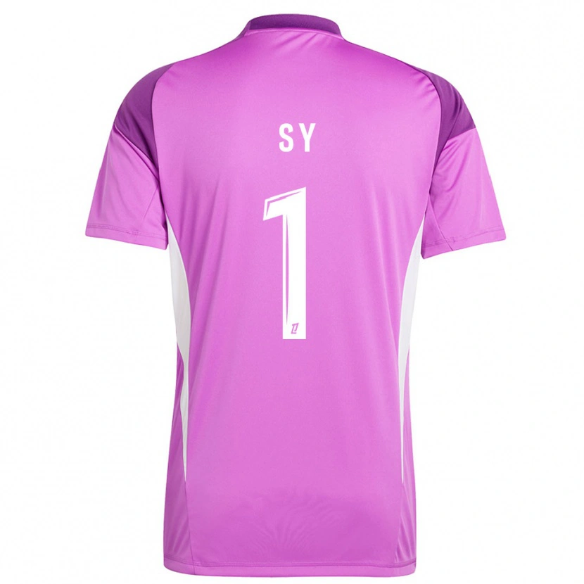 Danxen Kinderen Seydou Sy #1 Lila Wit Keepersshirt 2025/26 T-Shirt België