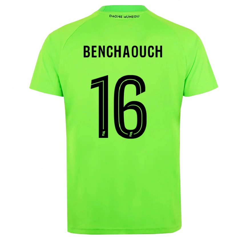 Danxen Kinderen Yanis Benchaouch #16 Groen Zwart Keepersshirt 2025/26 T-Shirt België