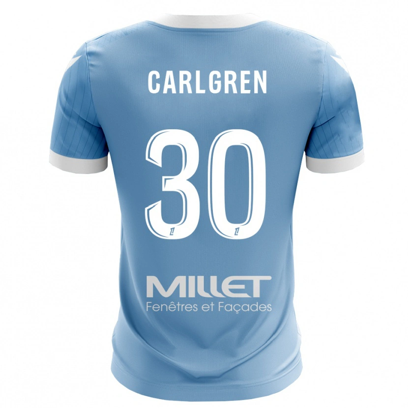 Danxen Kinderen Patrik Carlgren #30 Licht Hemelsblauw Keepersshirt 2025/26 T-Shirt België