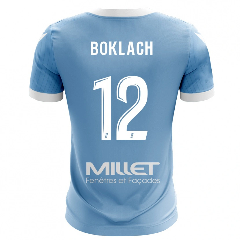 Danxen Kinderen Kateryna Boklach #12 Licht Hemelsblauw Keepersshirt 2025/26 T-Shirt België