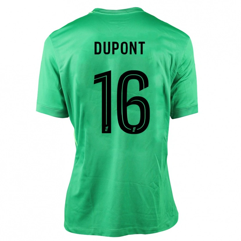 Danxen Kinderen Raphaël Dupont #16 Groen Zwart Keepersshirt 2025/26 T-Shirt België