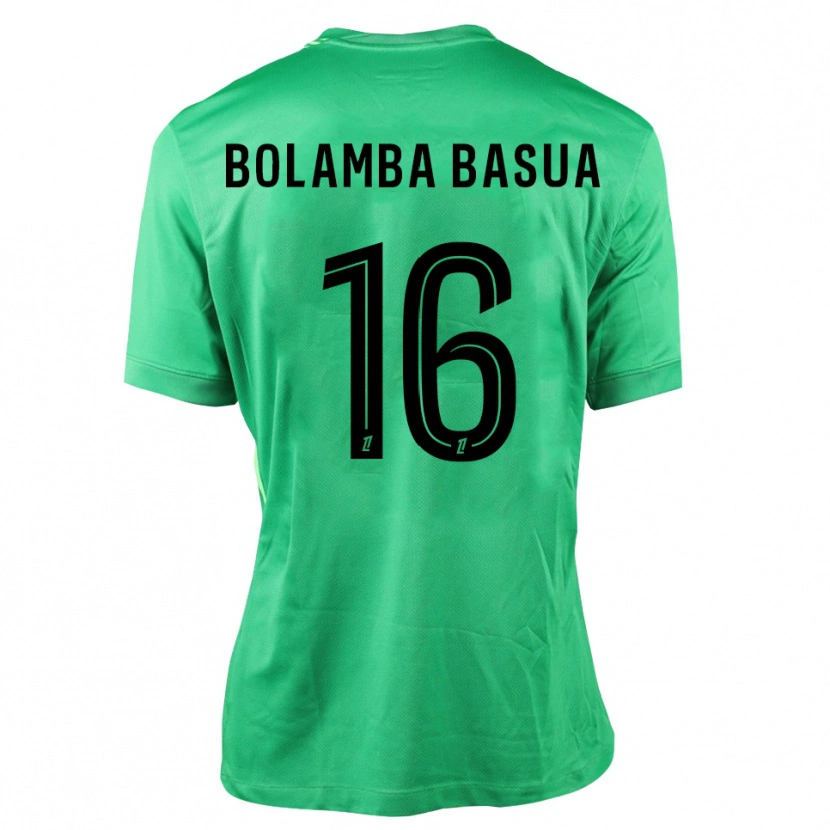 Danxen Kinderen Kévin Bolamba Basua #16 Groen Zwart Keepersshirt 2025/26 T-Shirt België