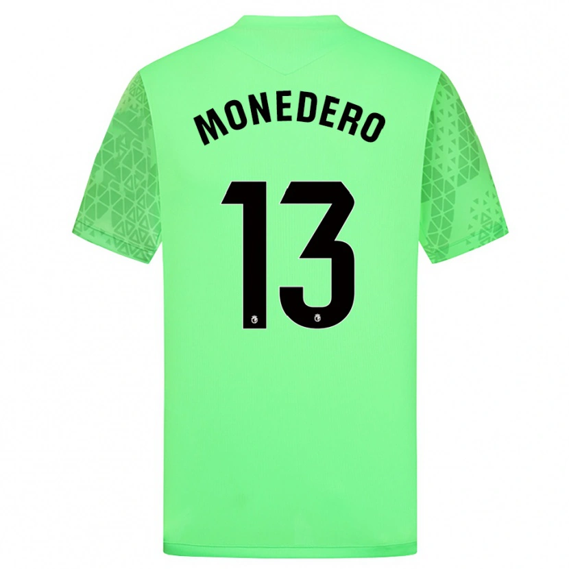 Danxen Kinderen Marc Monedero #13 Spring Groen Zwart Keepersshirt 2025/26 T-Shirt België