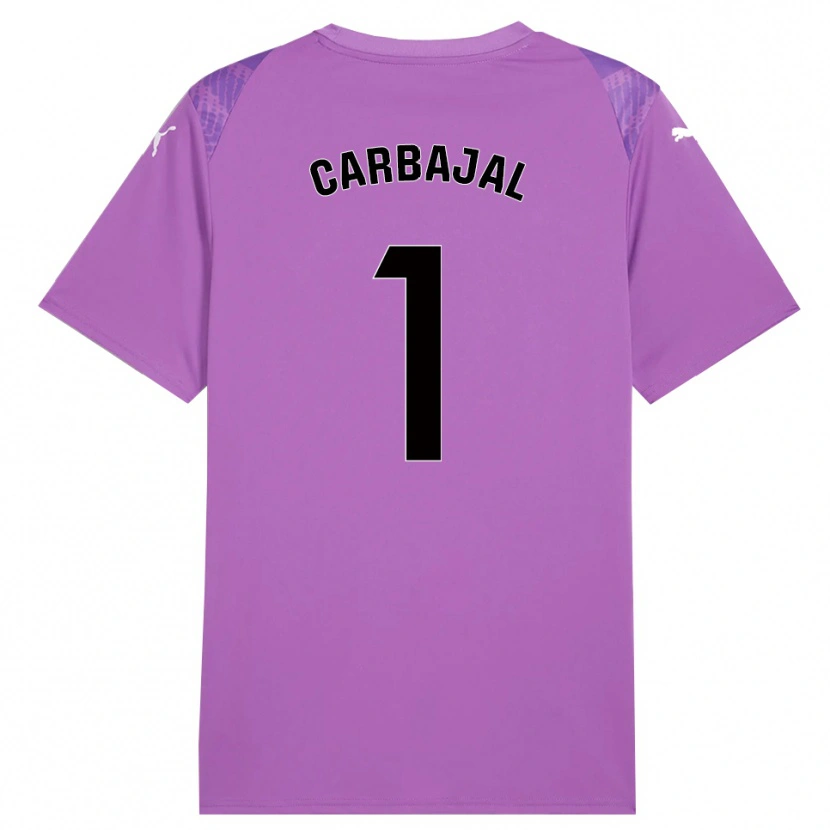 Danxen Kinderen Cristina Díaz Carbajal #1 Lila Zwart Keepersshirt 2025/26 T-Shirt België