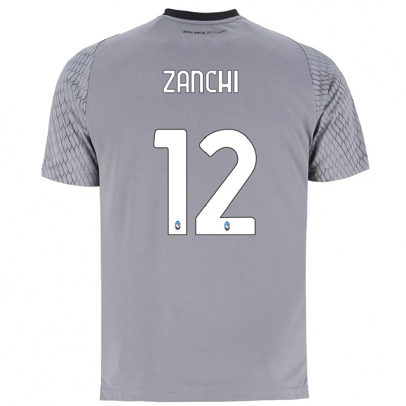 Danxen Kinderen Edoardo Zanchi #12 Grijs Blauw Rood Keepersshirt 2025/26 T-Shirt België
