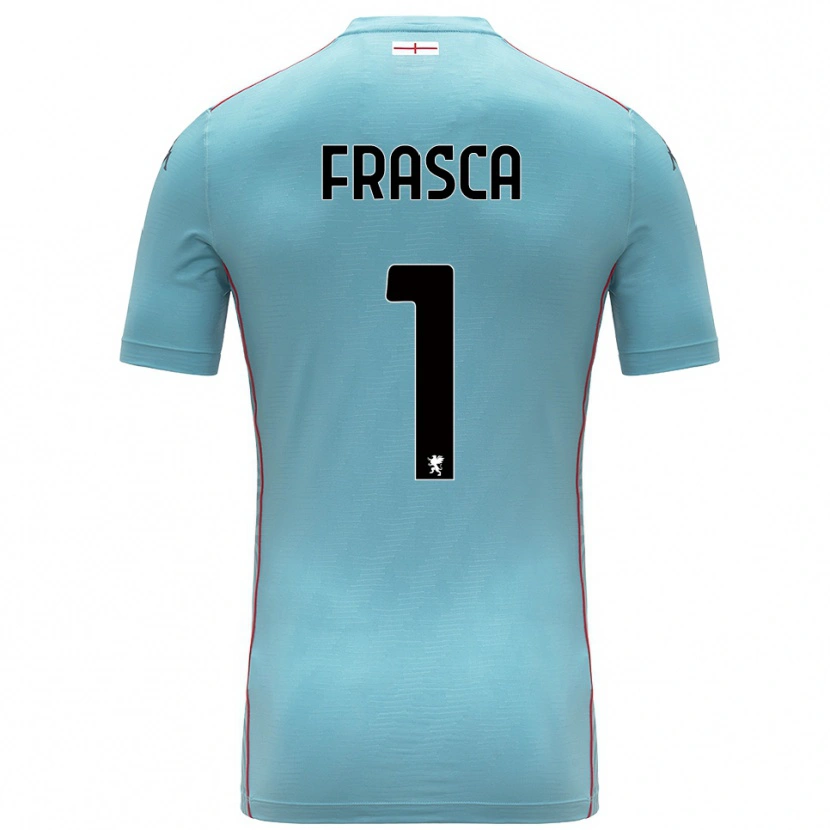 Danxen Kinderen Andrea Frasca #1 Blauw Grijs Keepersshirt 2025/26 T-Shirt België