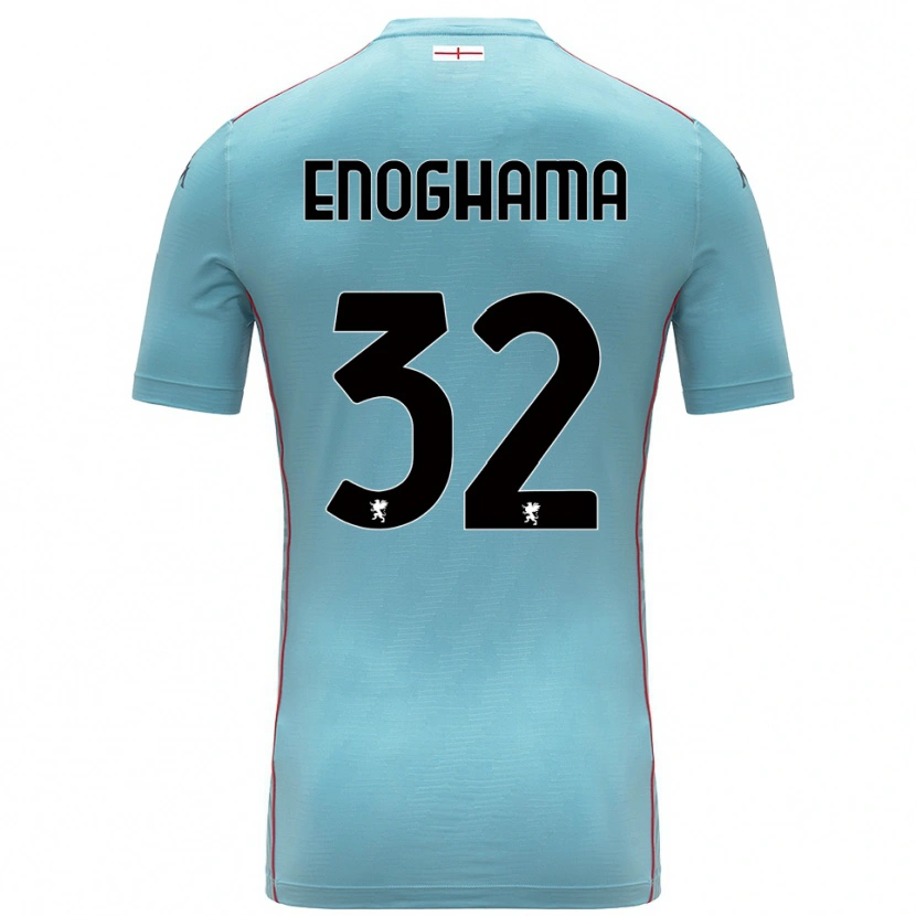 Danxen Kinderen Isaac Enoghama #32 Blauw Grijs Keepersshirt 2025/26 T-Shirt België