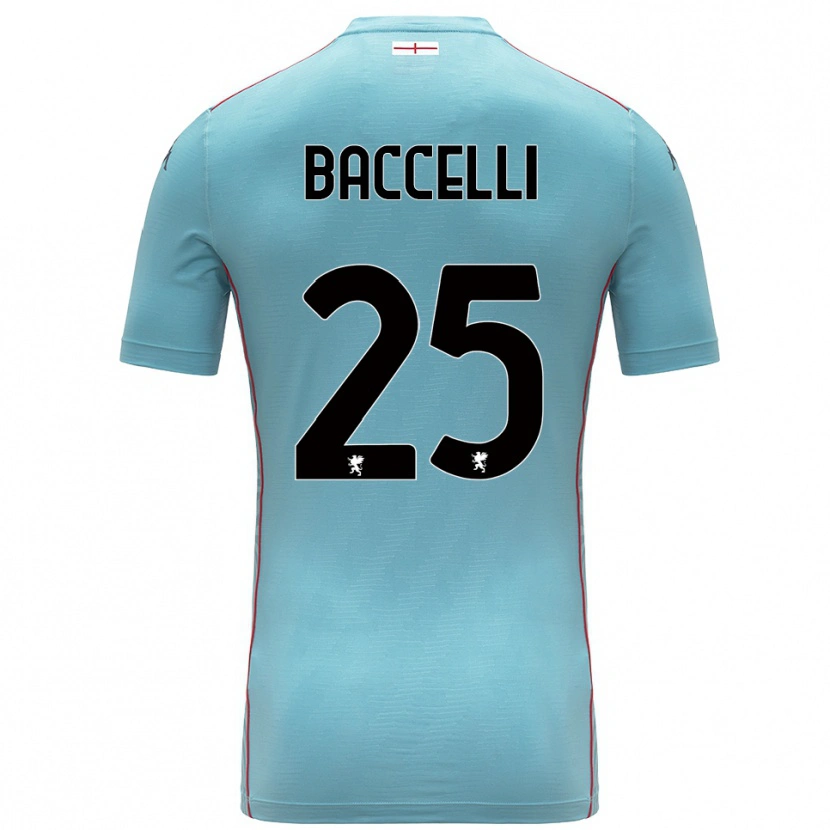 Danxen Kinderen Pietro Baccelli #25 Blauw Grijs Keepersshirt 2025/26 T-Shirt België