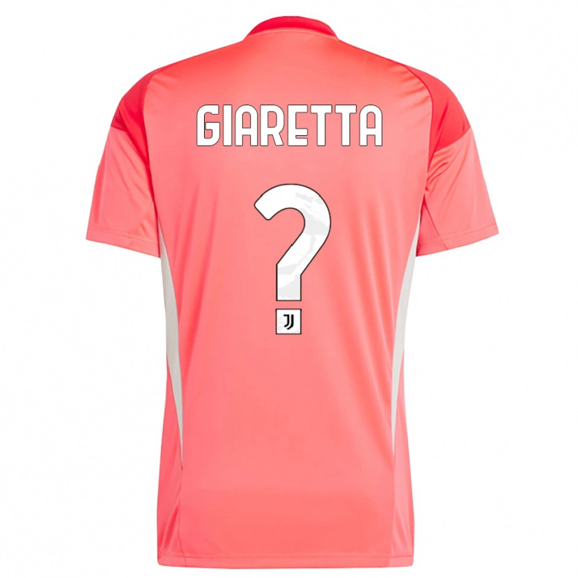 Danxen Kinderen Emanuele Giaretta #0 Rood Oranje Keepersshirt 2025/26 T-Shirt België