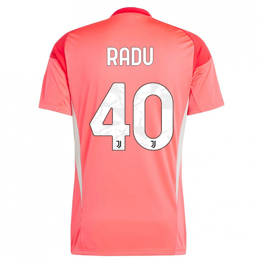 Danxen Kinderen Riccardo Radu #40 Rood Oranje Keepersshirt 2025/26 T-Shirt België