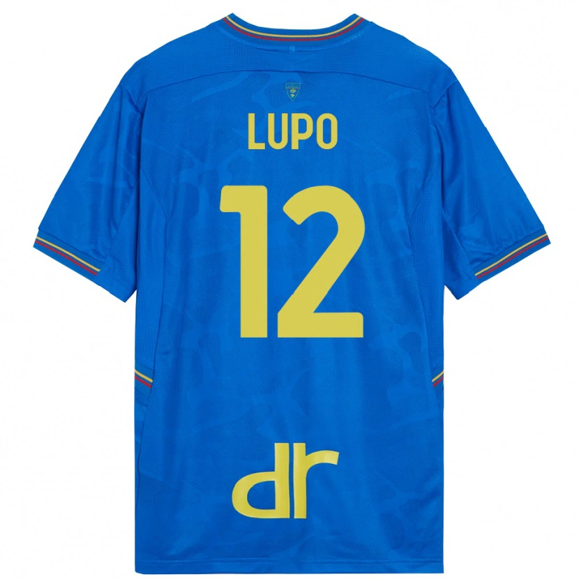 Danxen Kinderen Christian Lupo #12 Koninklijk Blauw Bruin Keepersshirt 2025/26 T-Shirt België