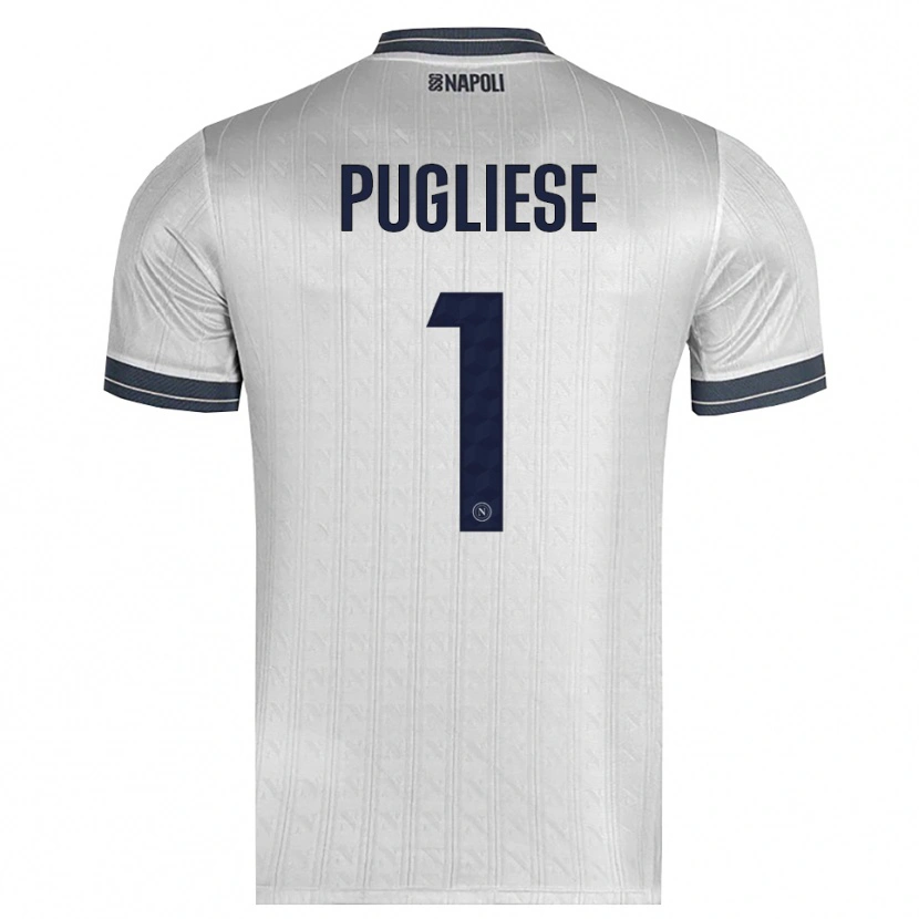 Danxen Kinderen Claudio Pugliese #1 Lichtgrijs Keepersshirt 2025/26 T-Shirt België