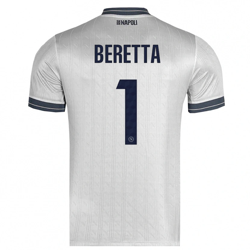 Danxen Kinderen Beatrice Beretta #1 Lichtgrijs Keepersshirt 2025/26 T-Shirt België