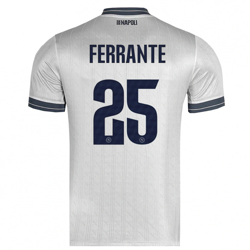 Danxen Kinderen Mathias Ferrante #25 Lichtgrijs Keepersshirt 2025/26 T-Shirt België