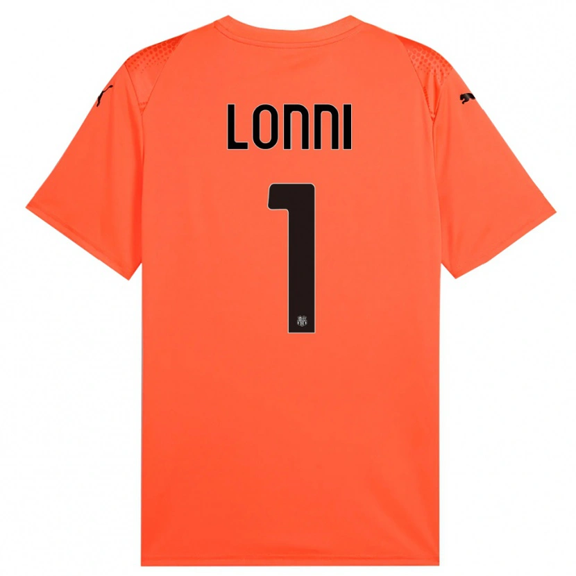 Danxen Kinderen Lia Lonni #1 Oranje Zwart Keepersshirt 2025/26 T-Shirt België